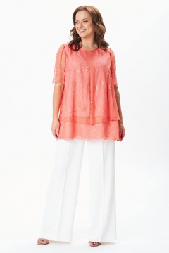 Блуза Condra 10190 коралловый - фото 5