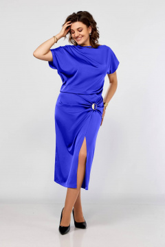 Платье Ольга Стиль С-902 василек - фото 1