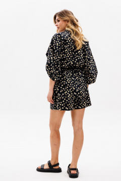 Блуза, шорты EOLA 2817 черный_принт - фото 2