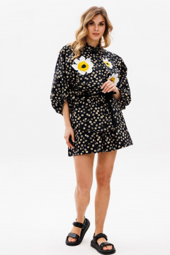 Блуза, шорты EOLA 2817 черный_принт - фото 4