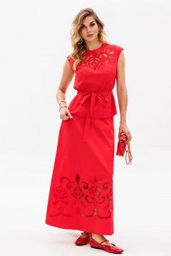 Блуза EOLA 2818 красный - фото 3