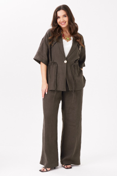 Брюки Панда 17460 коричневый - фото 1