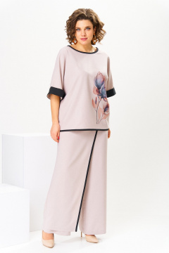 Блуза, брюки Romanovich Style 2-2795 пудровый - фото 3