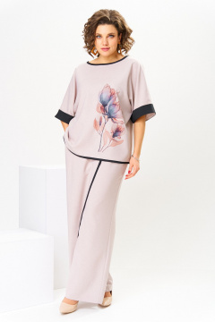 Блуза, брюки Romanovich Style 2-2795 пудровый - фото 2