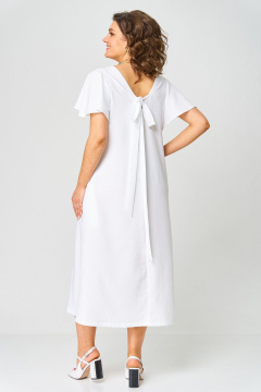 Платье LadisLine 1563 белый - фото 4