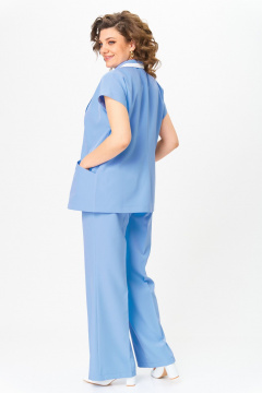 Брюки, жакет ANASTASIA MAK 1257 голубой - фото 4