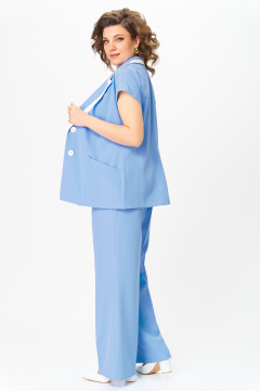 Брюки, жакет ANASTASIA MAK 1257 голубой - фото 3