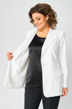 Жакет ANASTASIA MAK 1248 молочный - фото 5