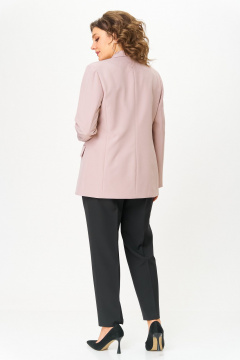 Брюки, жакет ANASTASIA MAK 1244 бежевый+черный - фото 4