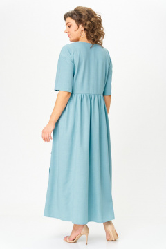 Платье ANASTASIA MAK 1173-А голубой - фото 5