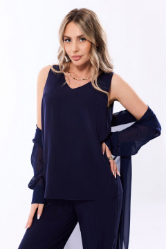 Брюки, топ, туника Golden Valley 6677 темно-синий - фото 3