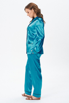 Блуза, брюки Condra 6087 бирюзовый - фото 4