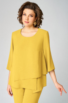 Брюки, туника Мишель стиль 1251 горчица - фото 5