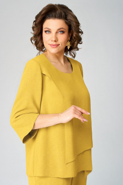 Брюки, туника Мишель стиль 1251 горчица - фото 3