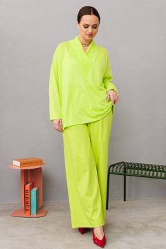 Блуза, брюки Anastasia 1209 лаймовый - фото 5