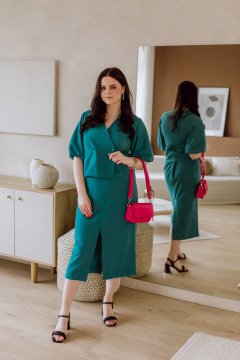 Юбка КАЛИНКА ВВ-4210-В24 бирюзовый - фото 1