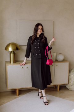 Жакет КАЛИНКА ВВ-4229-В24 черный - фото 4