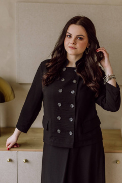 Жакет КАЛИНКА ВВ-4229-В24 черный - фото 1