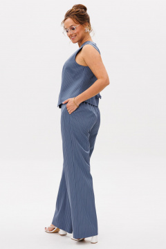 Брюки, жилет Mubliz 263 синий - фото 5