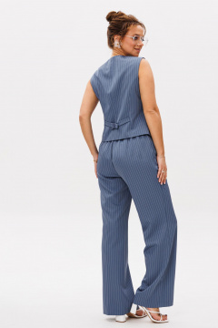 Брюки, жилет Mubliz 263 синий - фото 2