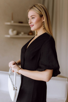 Платье КАЛИНКА ВВ-4273-В24 черный - фото 5