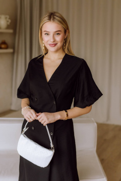 Платье КАЛИНКА ВВ-4273-В24 черный - фото 2