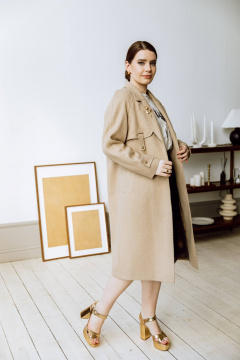 Пальто КАЛИНКА ВД-3481-В23 имбирный - фото 2