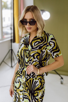 Жакет КАЛИНКА ВЛ-3666-Л24 мультиколор - фото 4