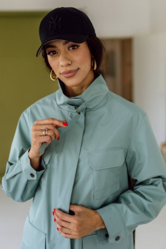 Плащ КАЛИНКА ВП-3215-В24 мятно-коричневый - фото 2