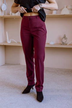 Брюки КАЛИНКА ВП-3820А-О23 бордовый - фото 2