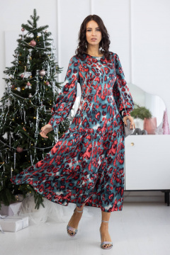 Платье КАЛИНКА ВП-4252-В24 мультиколор - фото 1