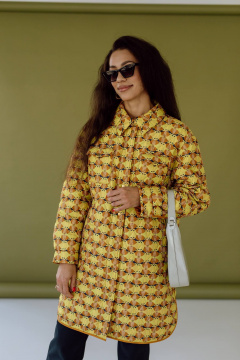 Полупальто КАЛИНКА ВС-3915-В24 мультиколор - фото 1