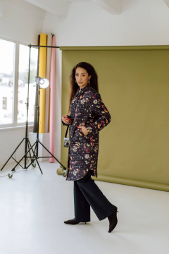 Пальто КАЛИНКА ВС-3979-В24 мультиколор - фото 4