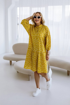 Платье КАЛИНКА ВХ-3662-Л24 желтый - фото 3