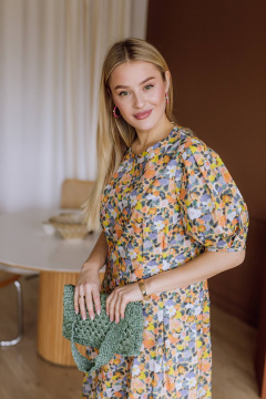 Платье КАЛИНКА ВХ-3957-Л24 мультиколор - фото 3