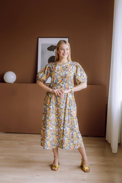 Платье КАЛИНКА ВХ-3957-Л24 мультиколор - фото 2