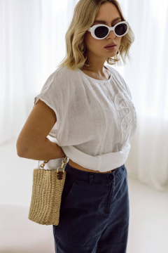 Брюки КАЛИНКА КЛ-7809А-Л24 джинсовый - фото 3