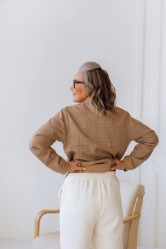 Брюки КАЛИНКА КП-7584-В22 молочный - фото 2