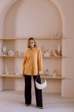 Блуза КАЛИНКА КХ-8075-О23 светло-оранжевый - фото 5