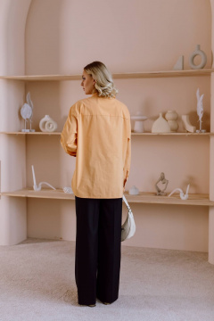 Блуза КАЛИНКА КХ-8075-О23 светло-оранжевый - фото 4