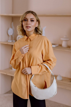 Блуза КАЛИНКА КХ-8075-О23 светло-оранжевый - фото 2