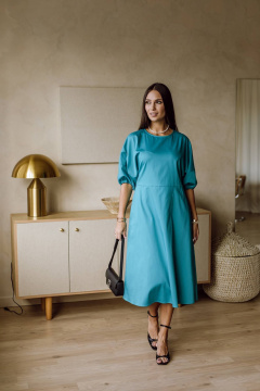 Платье КАЛИНКА КХ-8083-Л24 бирюзовый - фото 5