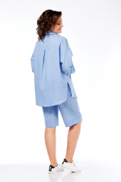 Рубашка, шорты Диомант 2053 голубой - фото 5