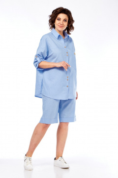 Рубашка, шорты Диомант 2053 голубой - фото 2