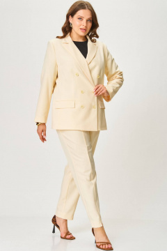 Брюки, жакет SOVA 11285 желтый - фото 3