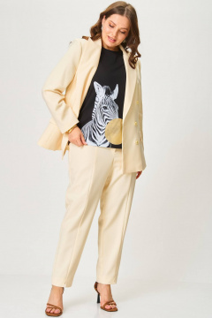 Брюки, жакет SOVA 11285 желтый - фото 2