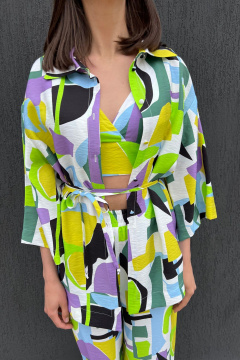 Блуза, брюки, топ Prestige 5130 мультиколор - фото 4