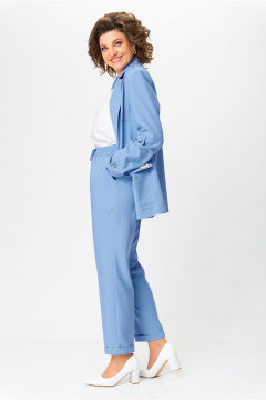 Брюки, жакет, топ Bonna Image 987/3 джинсовый - фото 4