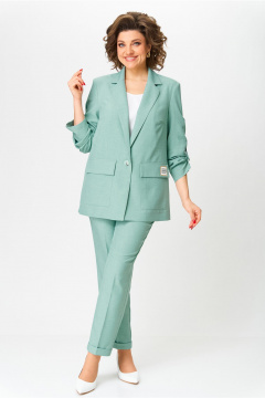 Брюки, жакет, топ Bonna Image 987/4 зеленый - фото 3