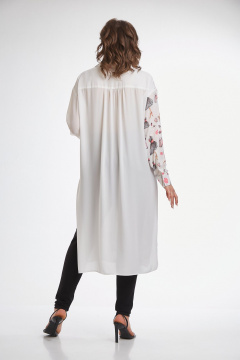 Рубашка Avenue 0315-4 молочный+дизайн - фото 5